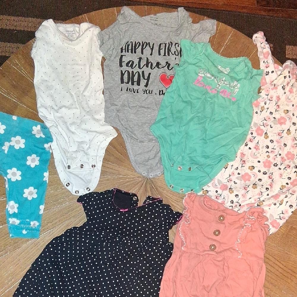 Assorted Baby Onesies and Leggings
